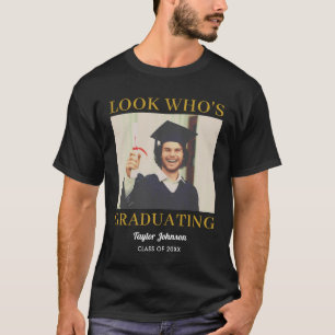Benutzerdefiniertes Vintage-Foto zum Abschlussball T-Shirt