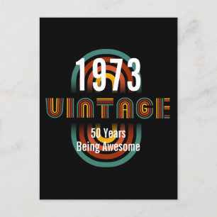 BENUTZERDEFINIERTES VINTAGE GEBURTSJAHR TOLL GEBUR POSTKARTE