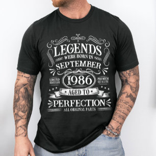 Benutzerdefiniertes Vintage-Geburtstagshemd, gealt T-Shirt