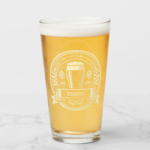 Benutzerdefiniertes Vintage-Glas - Personalisierte Glas