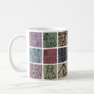 Benutzerdefiniertes Vintage-Miniature-Schnauzer-Ha Kaffeetasse