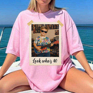 Benutzerdefiniertes Vintage-Polaroid-Foto, Freunde T-Shirt
