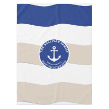 Benutzerdefiniertes Vintage-Yacht-Club-Anker-Famil