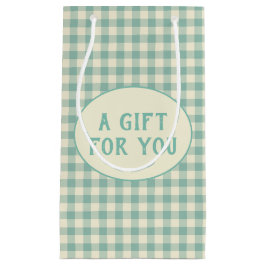 Benutzerdefiniertes Vintages blaues Prüfplatinenmu Kleine Geschenktüte