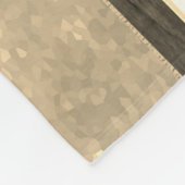 Benutzerdefiniertes Vintages Gold-Rückzahlungszeic Fleecedecke (Ecke)