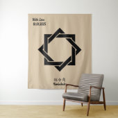 Benutzerdefiniertes Vintages Minimalistisches japa Wandteppich (Beispiel)