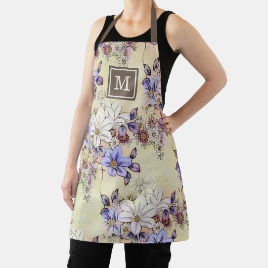 Benutzerdefiniertes Violet Lila rosa dunkelrotes B Schürze (InSitu)