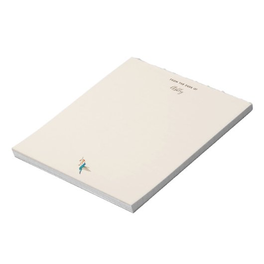 Benutzerdefiniertes Violetear Hummingbird Notepad Notizblock (Rotiert)