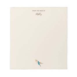 Benutzerdefiniertes Violetear Hummingbird Notepad Notizblock