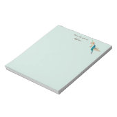 Benutzerdefiniertes Violetear Hummingbird Notepad Notizblock (Rotiert)