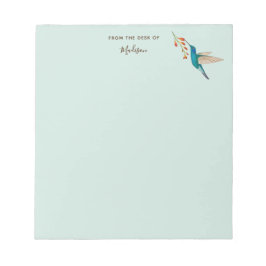Benutzerdefiniertes Violetear Hummingbird Notepad Notizblock