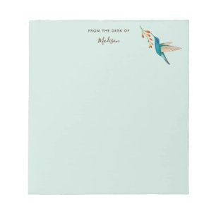 Benutzerdefiniertes Violetear Hummingbird Notepad Notizblock