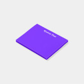 Benutzerdefiniertes Violett/Indiz Post-it Klebezettel (angewinkelt)
