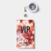 Benutzerdefiniertes VIP All Access Abzeichen 16 .  Ausweis (Vorderseite mit Ausziehbar)
