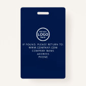 Benutzerdefiniertes VIP All Access Blue Abzeichen Ausweis (Rückseite)