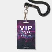 Benutzerdefiniertes VIP All Access Event Konzert L Ausweis (Vorderseite mit Lanyard)