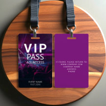 Benutzerdefiniertes VIP All Access Event Konzert L
