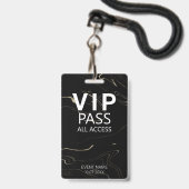 Benutzerdefiniertes VIP All Access Event Marble Ab Ausweis (Vorderseite mit Lanyard)