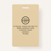 Benutzerdefiniertes VIP All Access Gold Foil Abzei Ausweis (Rückseite)