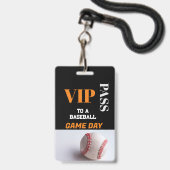 Benutzerdefiniertes VIP-Baseball-Game - Alle Zutri Ausweis (Vorderseite mit Lanyard)
