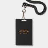 Benutzerdefiniertes VIP-Baseball-Game - Alle Zutri Ausweis (Rückseite mit Lanyard)