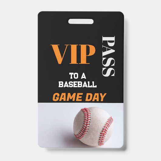 Benutzerdefiniertes VIP-Baseball-Game - Alle Zutri Ausweis (Vorderseite)