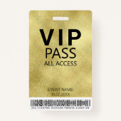 Benutzerdefiniertes VIP-Logo für den gesamten Zugr Ausweis (Vorderseite)