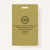 Benutzerdefiniertes VIP-Logo für den gesamten Zugr Ausweis (Rückseite)