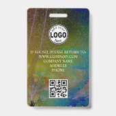 Benutzerdefiniertes VIP QR Code Event Confetti-Abz Ausweis (Rückseite)