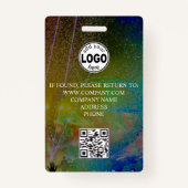 Benutzerdefiniertes VIP QR Code Event Confetti-Abz Ausweis (Rückseite)