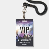 Benutzerdefiniertes VIP Zugriff auf 16 . Geburtsta Ausweis (Front with Lanyard)