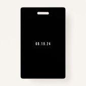 Benutzerdefiniertes VIP Zugriff auf 16 . Geburtsta Ausweis (Rückseite)