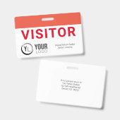 Benutzerdefiniertes Visitenkarten-Abzeichen Ausweis (Vorder- & Rückseite)