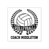 Benutzerdefiniertes Volleyball-Symbol Gummistempel (Prägung)