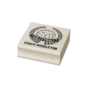 Benutzerdefiniertes Volleyballsymbol Gummistempel