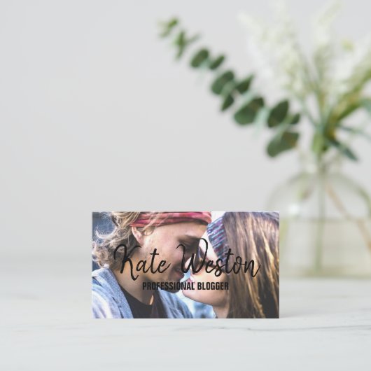 Benutzerdefiniertes Vorlagendesign Visitenkarte (Stehend Vorderseite)