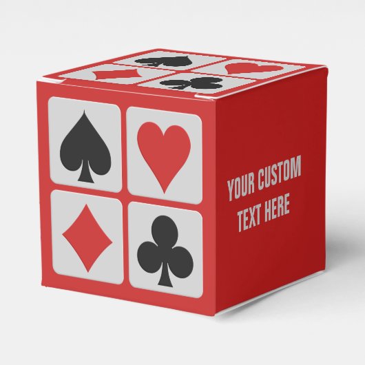 benutzerdefiniertes Vorzugfeld für den Kartenspiel Geschenkschachtel (Vorderseite)