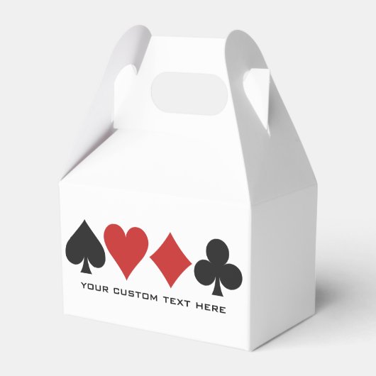 benutzerdefiniertes Vorzugfeld für den Kartenspiel Geschenkschachtel (Rückseite)