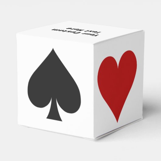 benutzerdefiniertes Vorzugfeld für den Kartenspiel Geschenkschachtel (Rückseite)