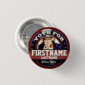 Benutzerdefiniertes Votum für Uni Sam Button (Vorne & Hinten)