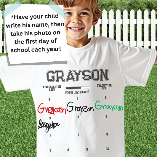 Benutzerdefiniertes Wachstum mit K-12 Signatur-Kee T-Shirt