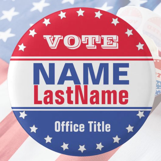 Benutzerdefiniertes Wahlkampfschema für Wahlen Button