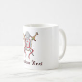 Benutzerdefiniertes Wappen Kaffeetasse (VorderseiteRechts)