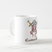 Benutzerdefiniertes Wappen Kaffeetasse (Vorderseite Links)