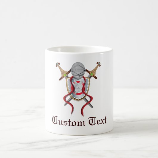 Benutzerdefiniertes Wappen Kaffeetasse (Mittel)