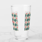 Benutzerdefiniertes Wasserfarben-Blumenmuster-Gesc Glas (Links)