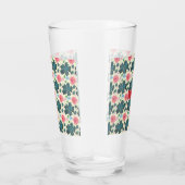 Benutzerdefiniertes Wasserfarben-Blumenmuster-Gesc Glas (Rechts)