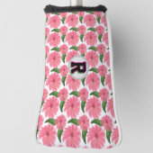 Benutzerdefiniertes Wasserfarben-Blumenmuster Golf Headcover (Rotieren 90)