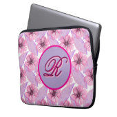 Benutzerdefiniertes Wasserfarben-Blumenmuster-Post Laptopschutzhülle (Vorderseite Links)