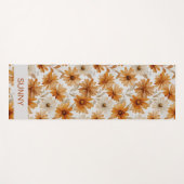 Benutzerdefiniertes Wasserfarbmuster mit Mandel-Da Yogamatte (Vorderseite (Horizontal))